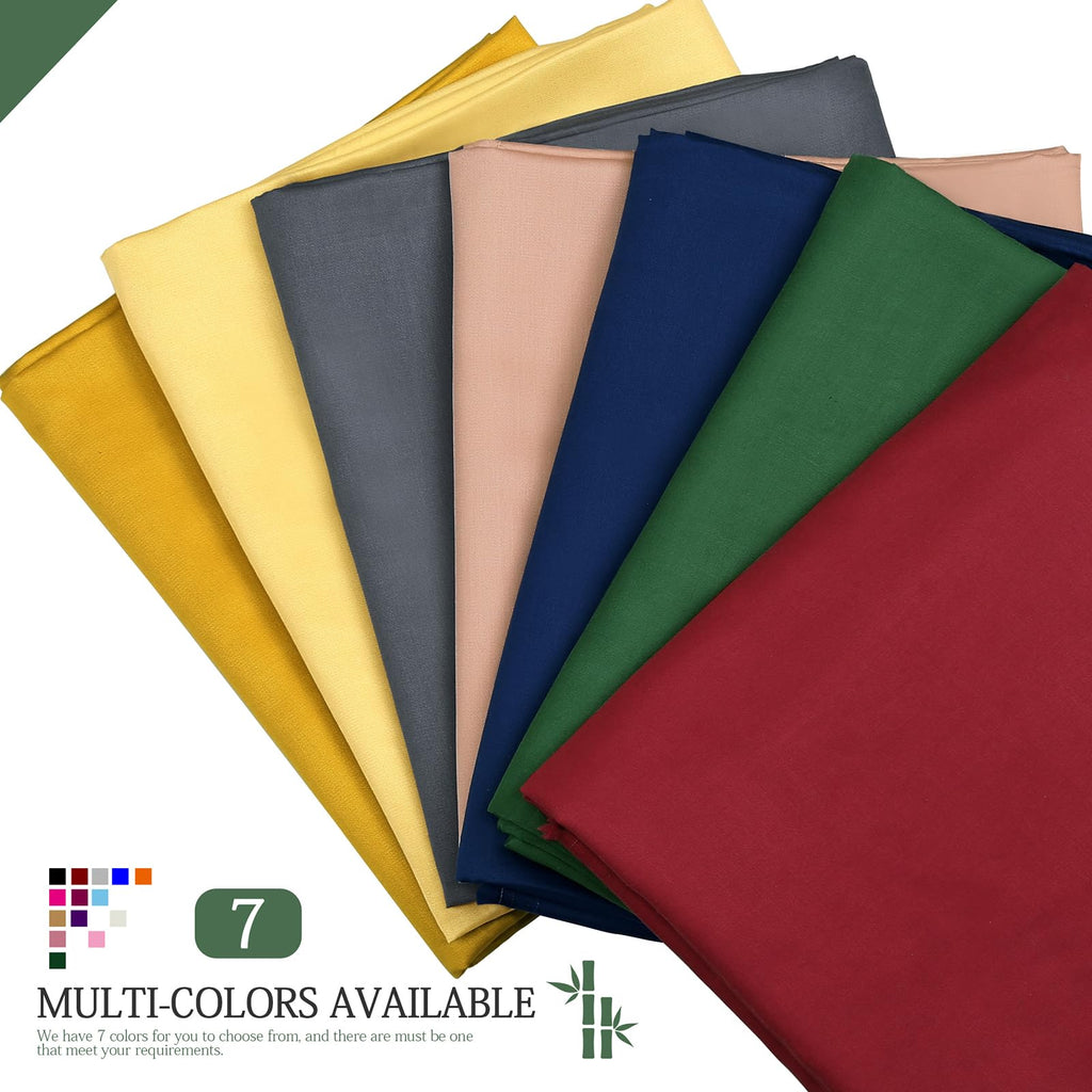 White 100% Rayon Derived from Bamboo Fabric, 1Yd x 56In