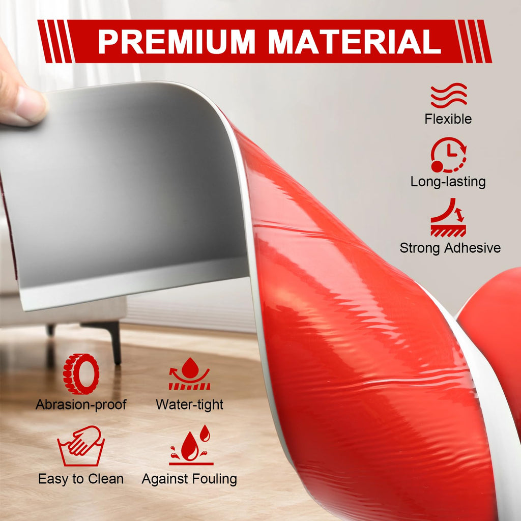 Flexible Wall Base Moulding Trim, Self-Adhesive Vinyl Wall Molding for Walls, Peel and Stick Molding Trim for Vinyl
