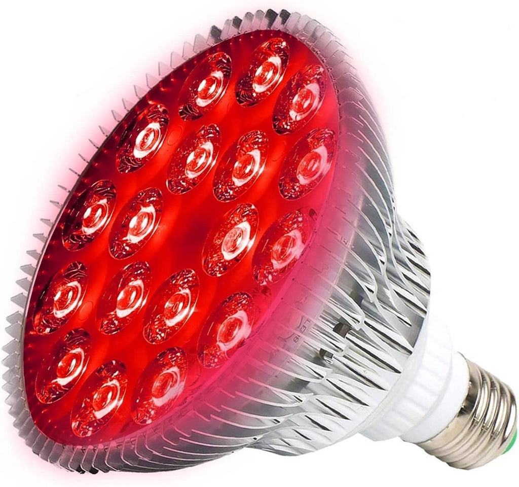E27 LED Plant Grow Light 54W Par38 Full Spectrum Phyto Grow Box for Flower Seed Growth Hydroponics Veg Growing (Color