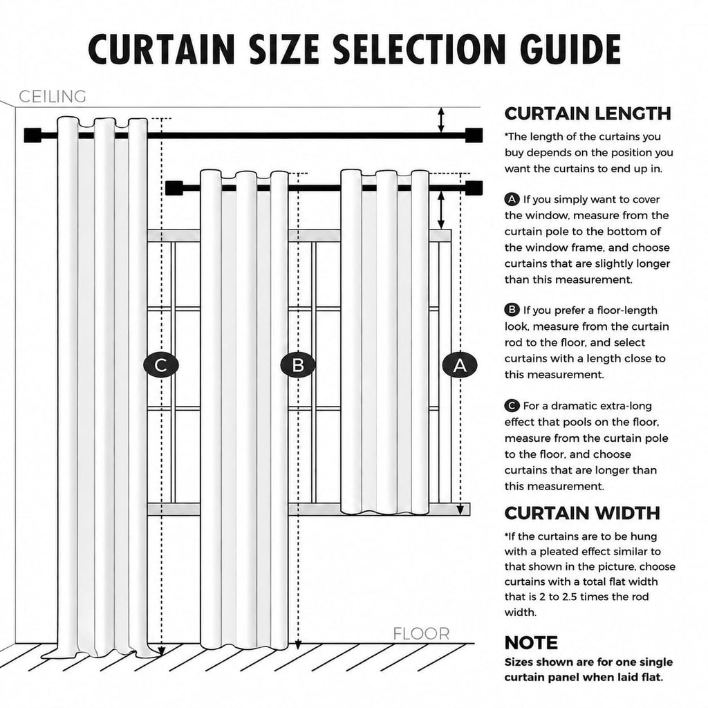 Beige Blackout Bedroom Curtains Drapes 102 Inch Long 52"x102"