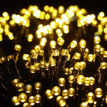 82ft 1000 LED Cluster Christmas String Lights - Dark Green Wire Tree Lights - 8 Modes Outdoor Waterproof Plug