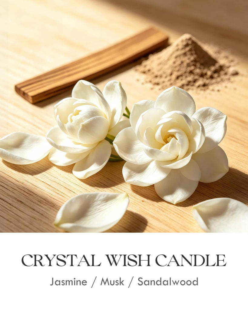 Manifestation Candle - Crystal Candle for Attraction Spiritual Gifts