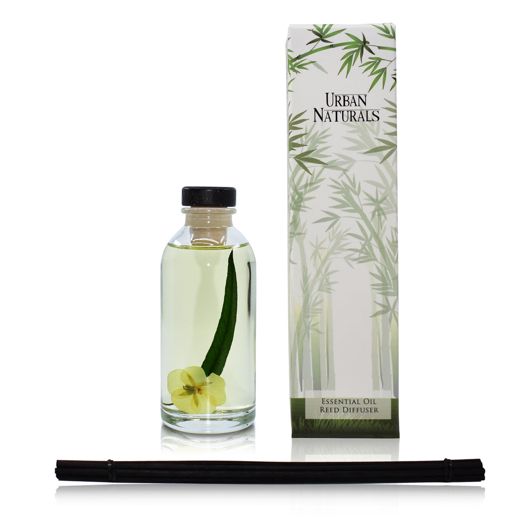 Reed Diffuser Set, Lemongrass Verbena - Bathroom Shelf Décor