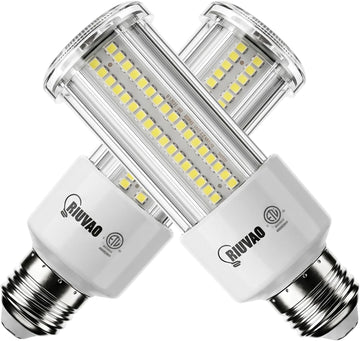 40W LED Corn Bulb, 5500 Lumens Super Bright 320W Equivalent, Daylight White E26/E27 Base Corn Cob Light, Energy
