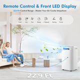 14000 BTU Portable Air Conditioners, Cools Up to 700 Sq.Ft, AC Unit with Cooling, Fan, Dehumidifier, Sleep Mode