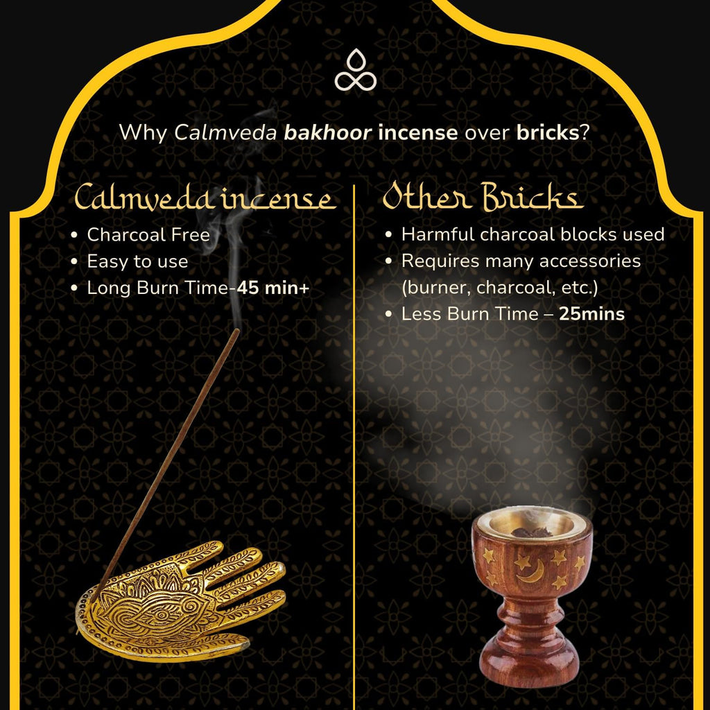 Arabian Oud Bakhoor Incense Sticks - بخور اماراتي (3 Variants, 40+ Incense) Deep Warm Arabic Incenses Like Al Nasaem - Set of 40