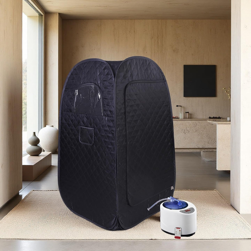 Swibow Portable Sauna Box for Relaxation, Detoxification, Steam Sauna Tent for Home with 3L Steam Generator