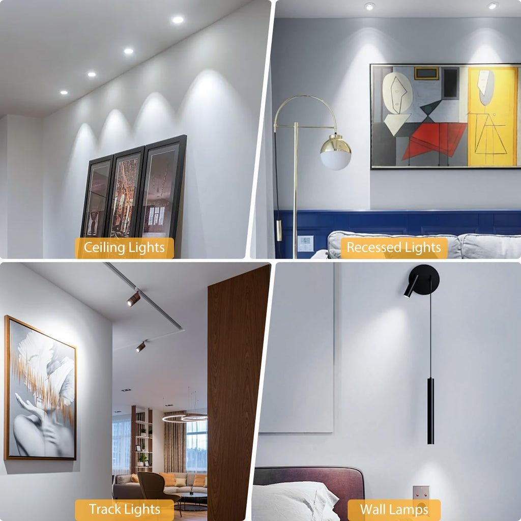 GU10 LED Bulbs 6000K Daylight White 5W, 500LM Led Spotlight Bulb, Equivalent to 50W Halogen, Non-Dimmable, 38° Beam