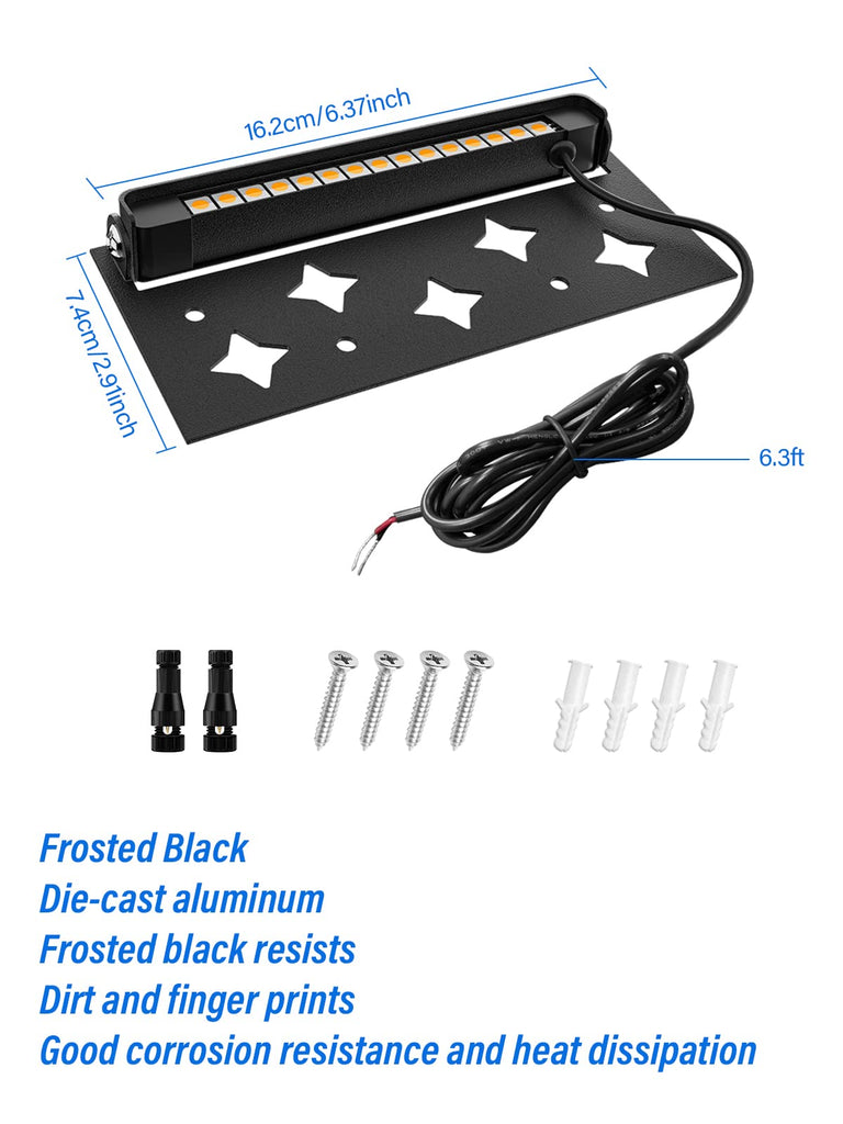 5W Retaining Wall Lights 7 inch LED Hardscape Lighting Low Voltage Landscape Paver Lights 12V 24V Step Lights Outdoor