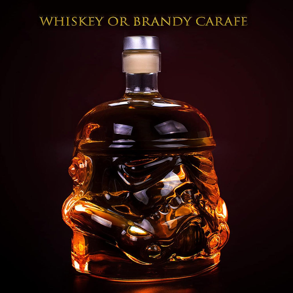 Whiskey Decanter, Liquor Bottle and Stopper, for Husband Or Men Dad Birthday, Father's Day Whiskey Carafe for Wine
