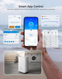 Dehumidifier for Home 4,500 Sq. Ft. 50 to 137 Pint with Pump, Drain Hose