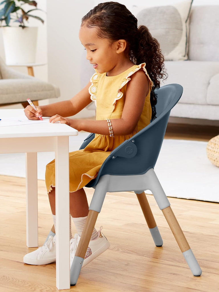 Baby High Chair 4 in 1 Convertible High Chair, EON, Slate Blue