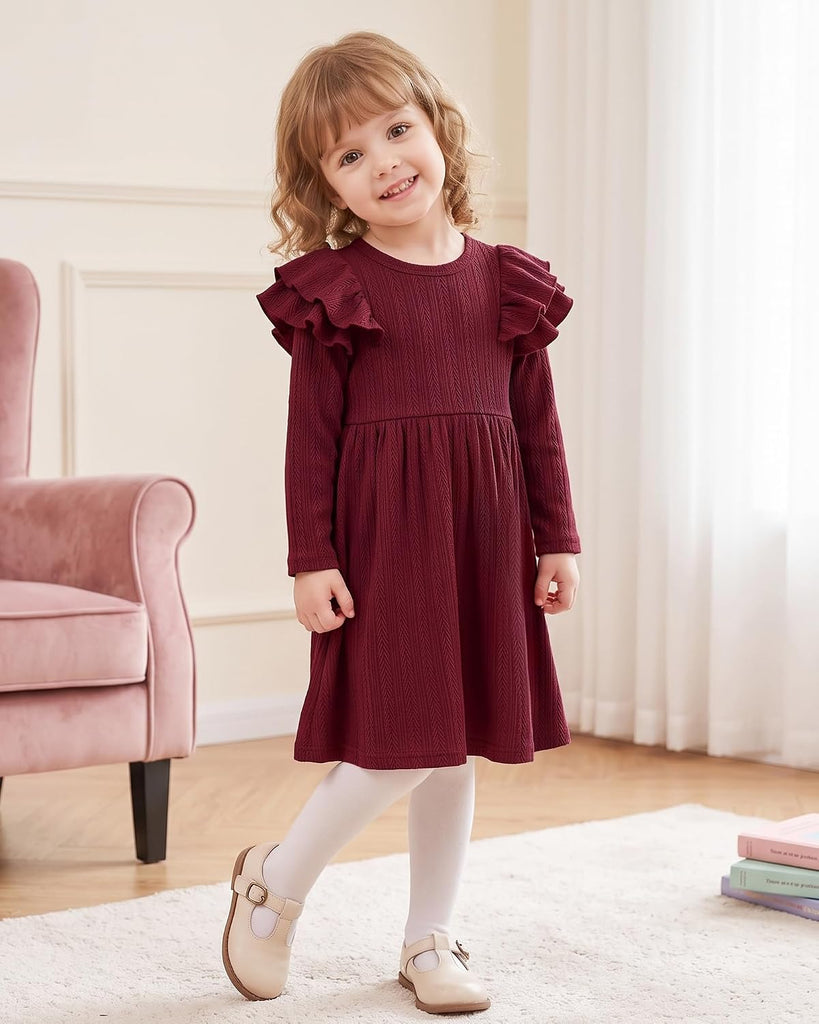 Toddler Girls Dress Little Kids Fall Winter Clothes