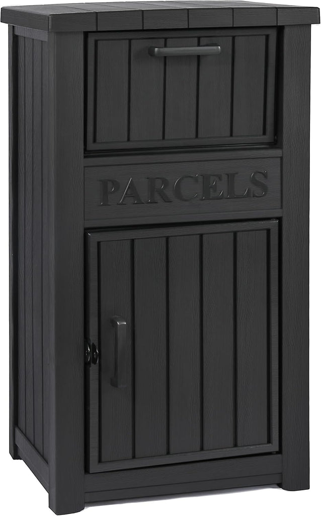 Package Delivery Box Storage with Lockable Secure, Anti-Theft Parcel Drop Boxes Outdoor Package Delivery and Waterproof