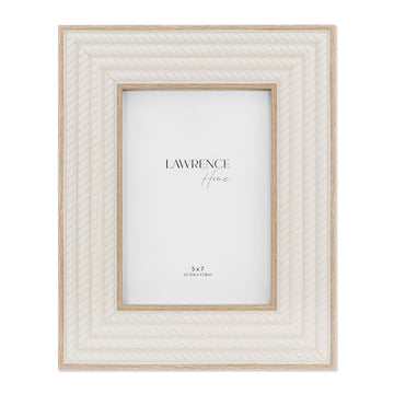 5x7 Breem Frame - Natural Ash with White Rope