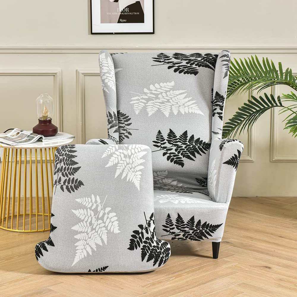 Wing Chair slipcovers for armchairs Printed wingback Armchair Covers Wing Chair Covers 2 Piece Wing Back Armchair
