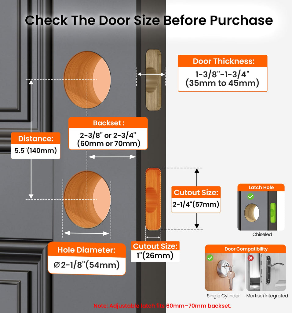 Keyed Alike Door Knob & Single Cylinder Deadbolt Set, Satin Nickel