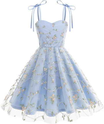Embroidery Flower Girl Lace Dess for Kids Party Wedding Bridesmaid Tulle Dresses Princess Pageant Birthday Floral Gown