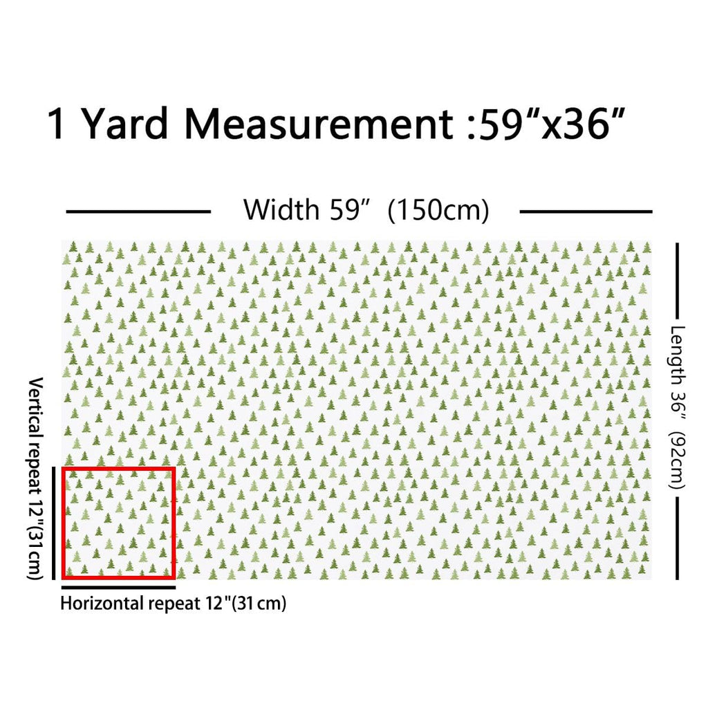 Christmas by The Yard Woodland Soft Not Stretchy Decor