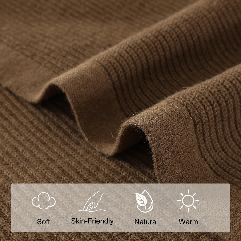 Merino Wool Blanket, Australian Natural Wool (Camel)
