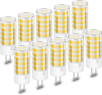 AC 120V G4 LED Bulb Dimmable 5W 3000K Replace 45W Halogen,10Pcs