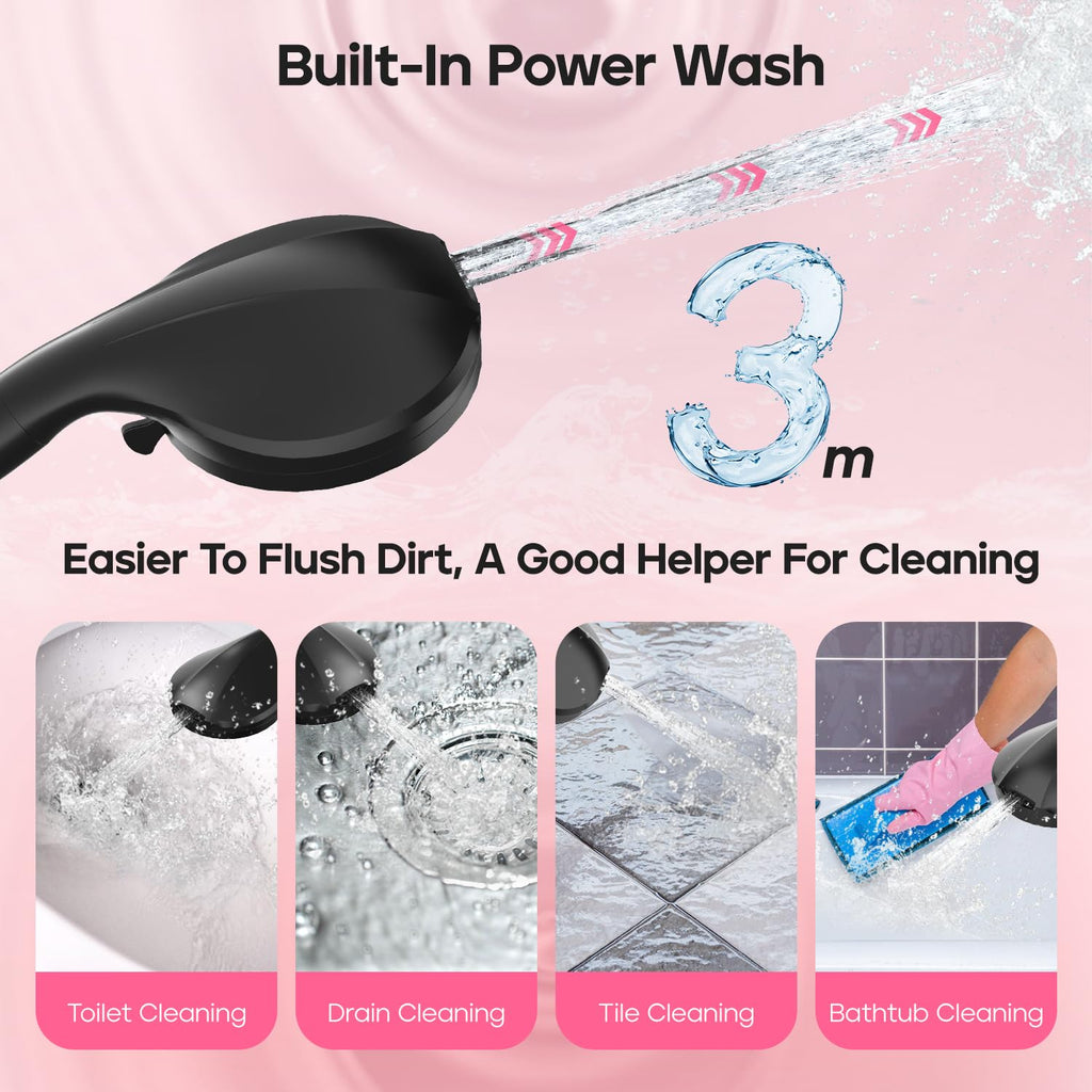 9 Settings Filtered Shower Head with Handheld