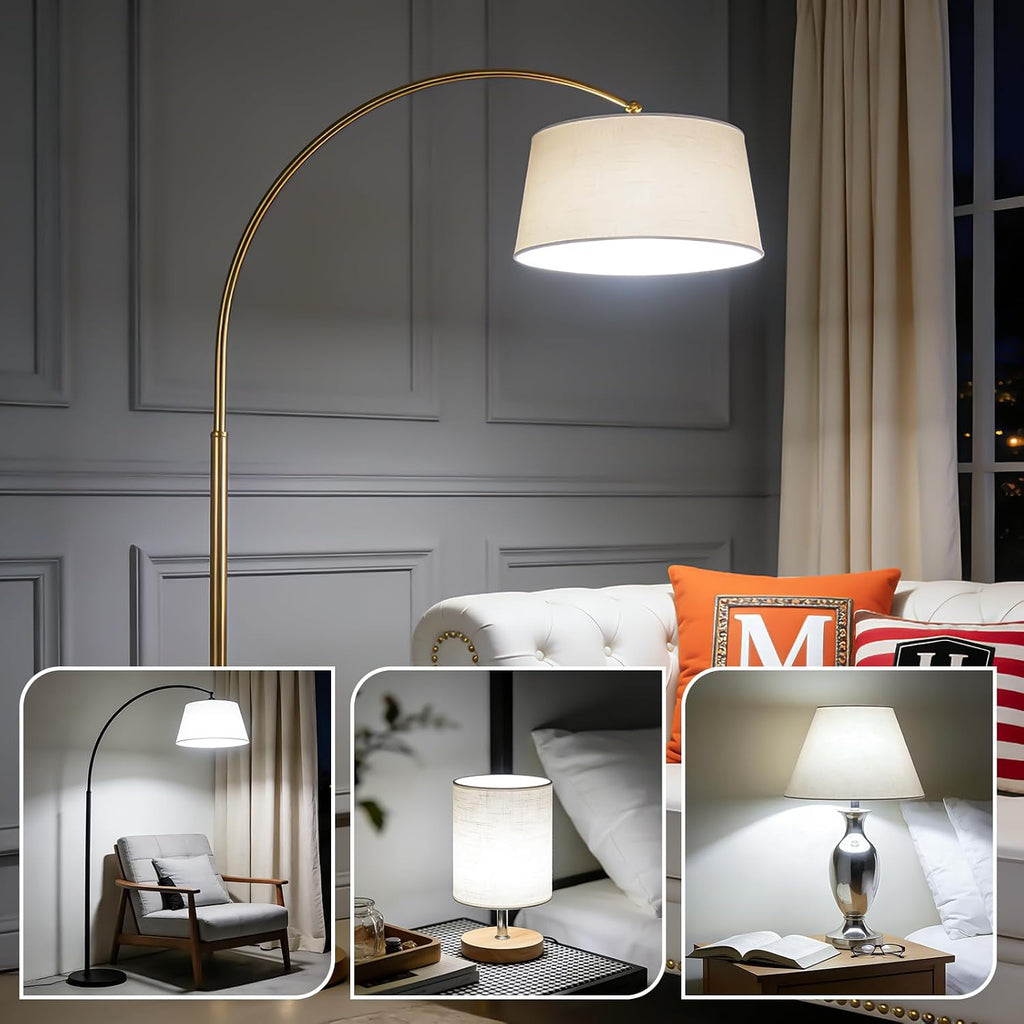 Small LED Ceiling Fan Light Bulbs, 6 watt A15 led Bulb E26 Daylight 5000K 60watt Equivalent Appliance Bulb