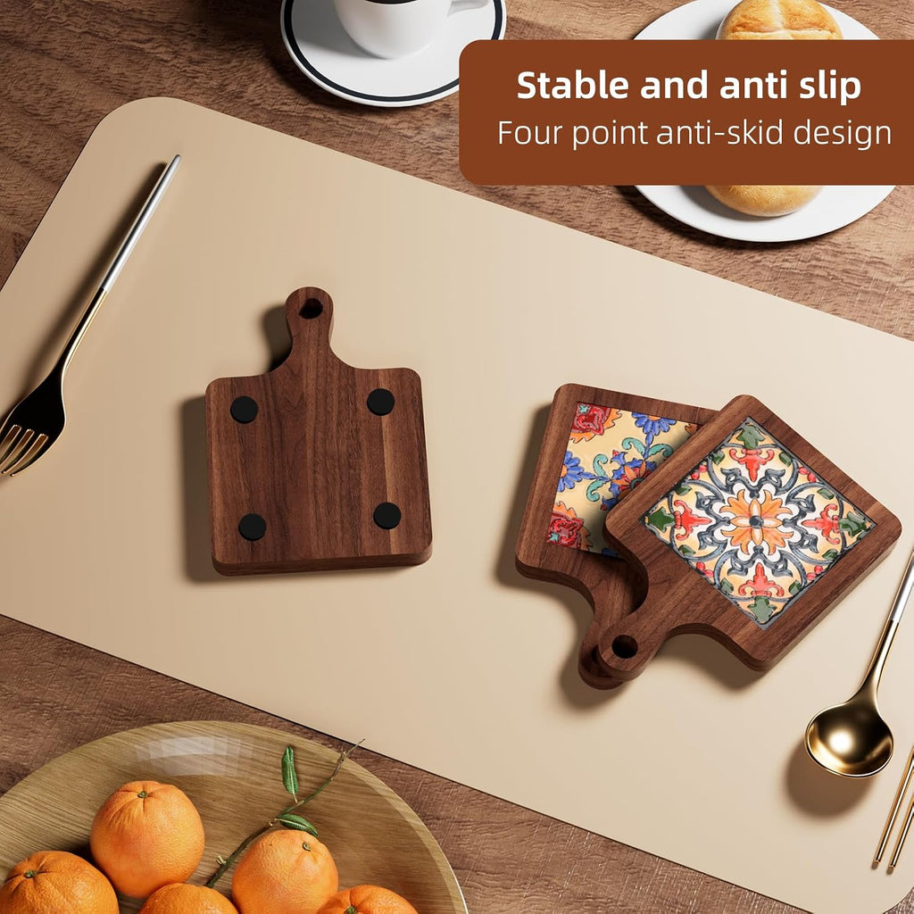 Wooden Trivets for Hot Dishes,Pot Holders,Trivets for Hot Pots and Pans