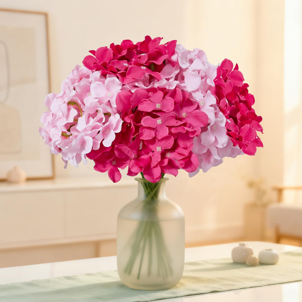 50 Pcs Faux Pink Mix Artificial Bulk Fake