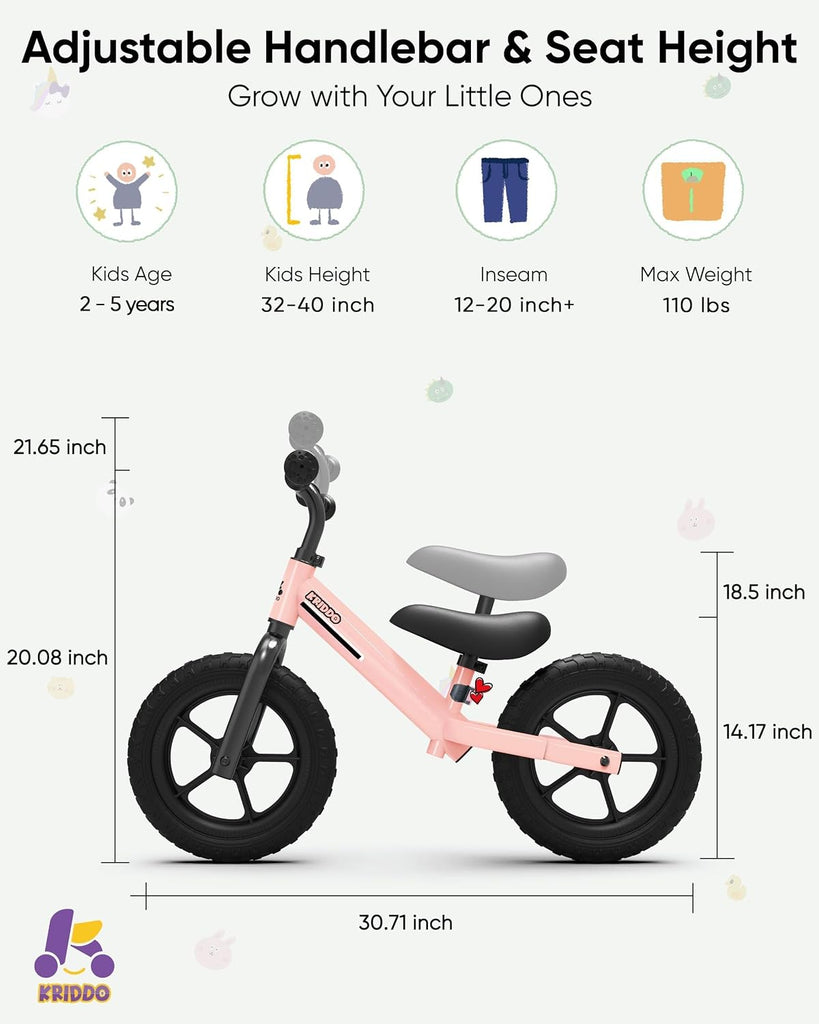Toddler Balance Bike 2 Year Old: Toddler Bike Toys for 2-5 Years Old