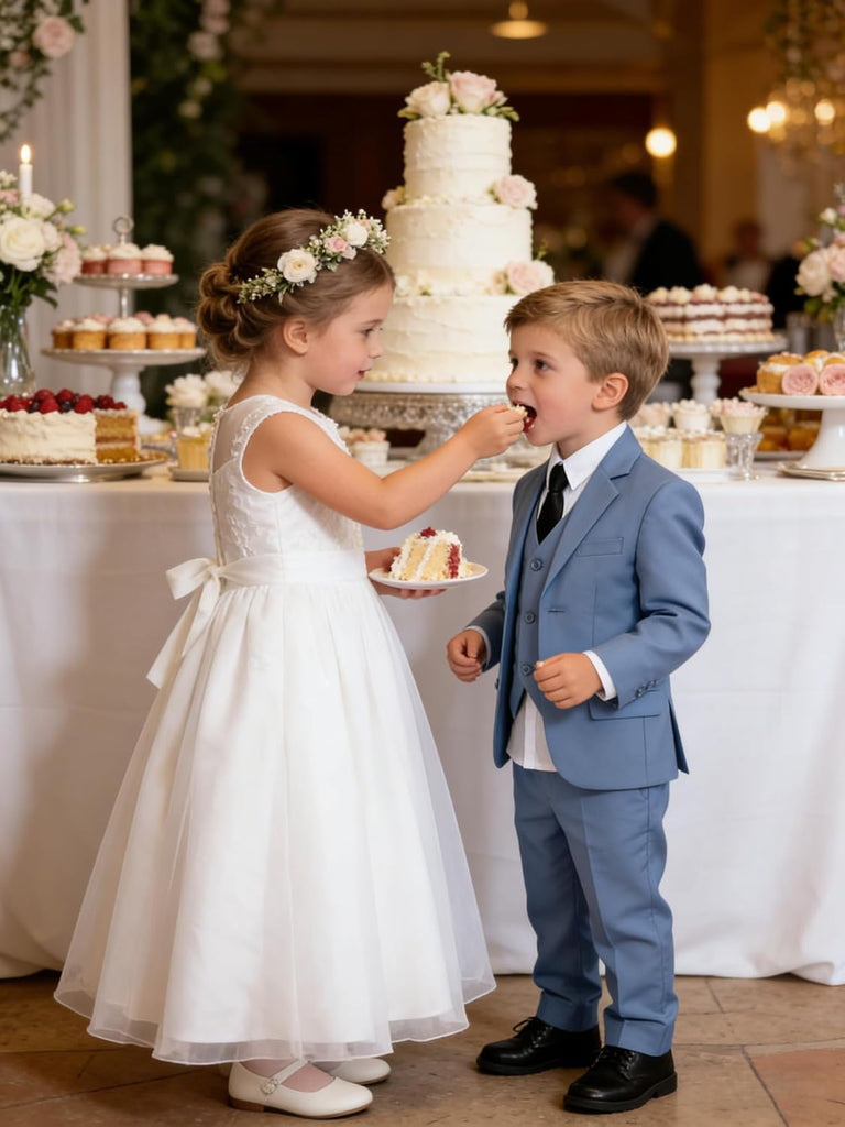 Boys Suit Kids Dress Clothes Wedding Ring Bearer Outfit Formal Wear