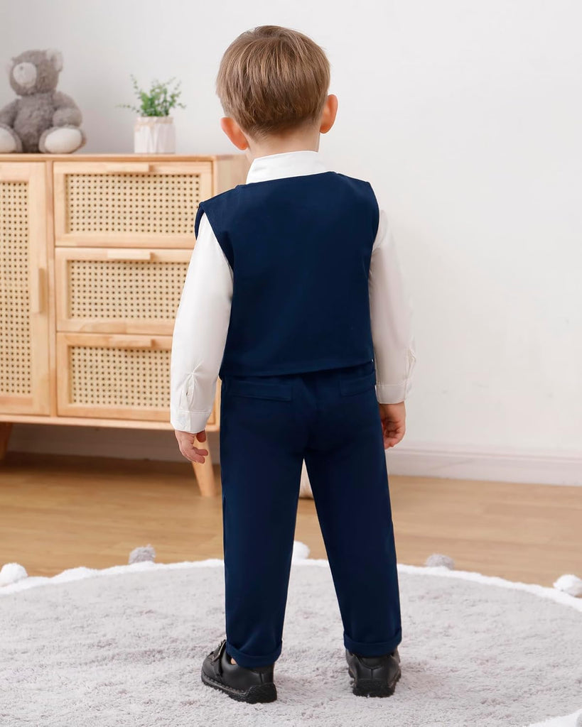 Toddler Boys Suit Dress Clothes Wedding Formal Outfits Set