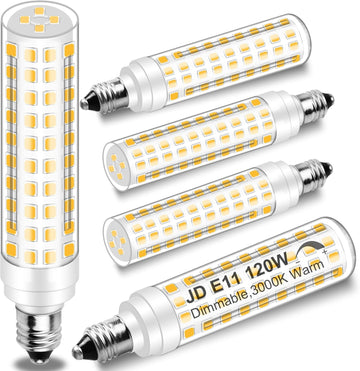 E11 Led Bulbs 120V 120W Halogen Mini Candelabra Bulbs Equiva Dimmable
