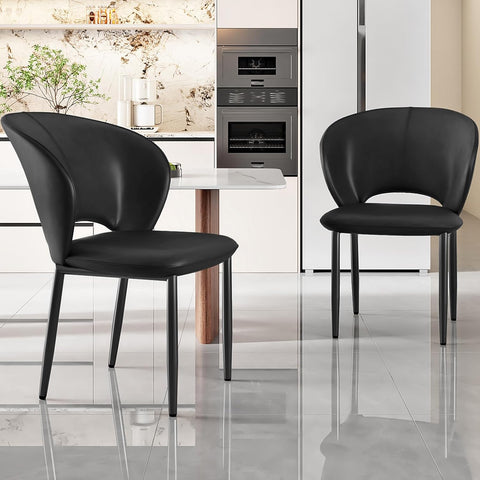 HOOBRO Dining Chairs Set of 2, Kitchen Chairs, Modern Upholstered Dining Room Chairs for Living Room, Dining Room