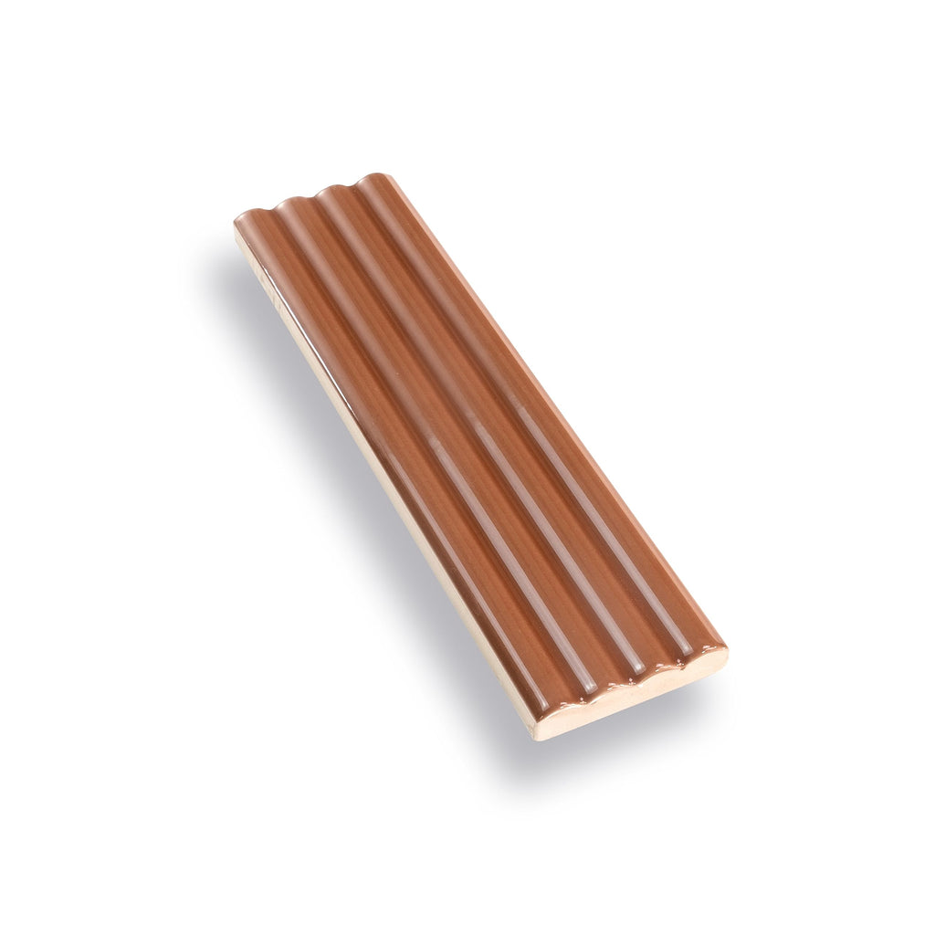 Subway Ceramic Tile Red 2x8 Glossy 5.38 sq ft/case 50-Pack