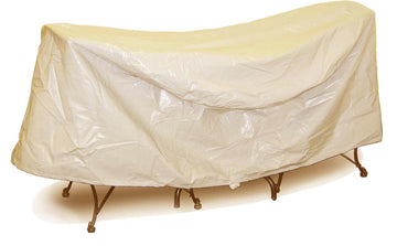 Weatherproof Patio Table and Chair Set Cover, 30 Inch x 36 Inch, Round Table, Tan