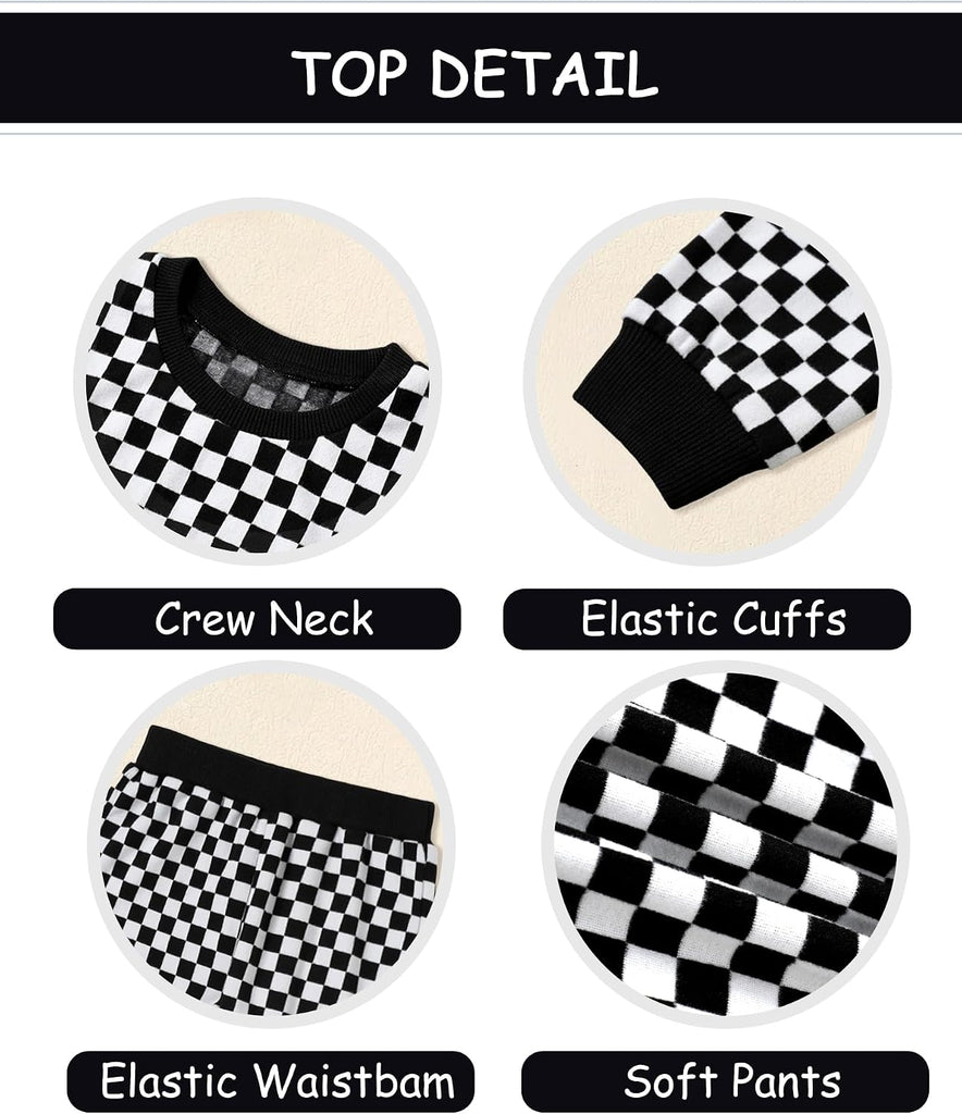 Toddler Boy Clothes Checkered Boy Outfits 1