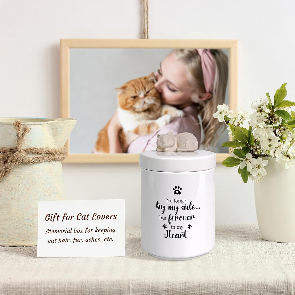 Cat Urns for Ashes, Pet Memorial, Up to 45lbs