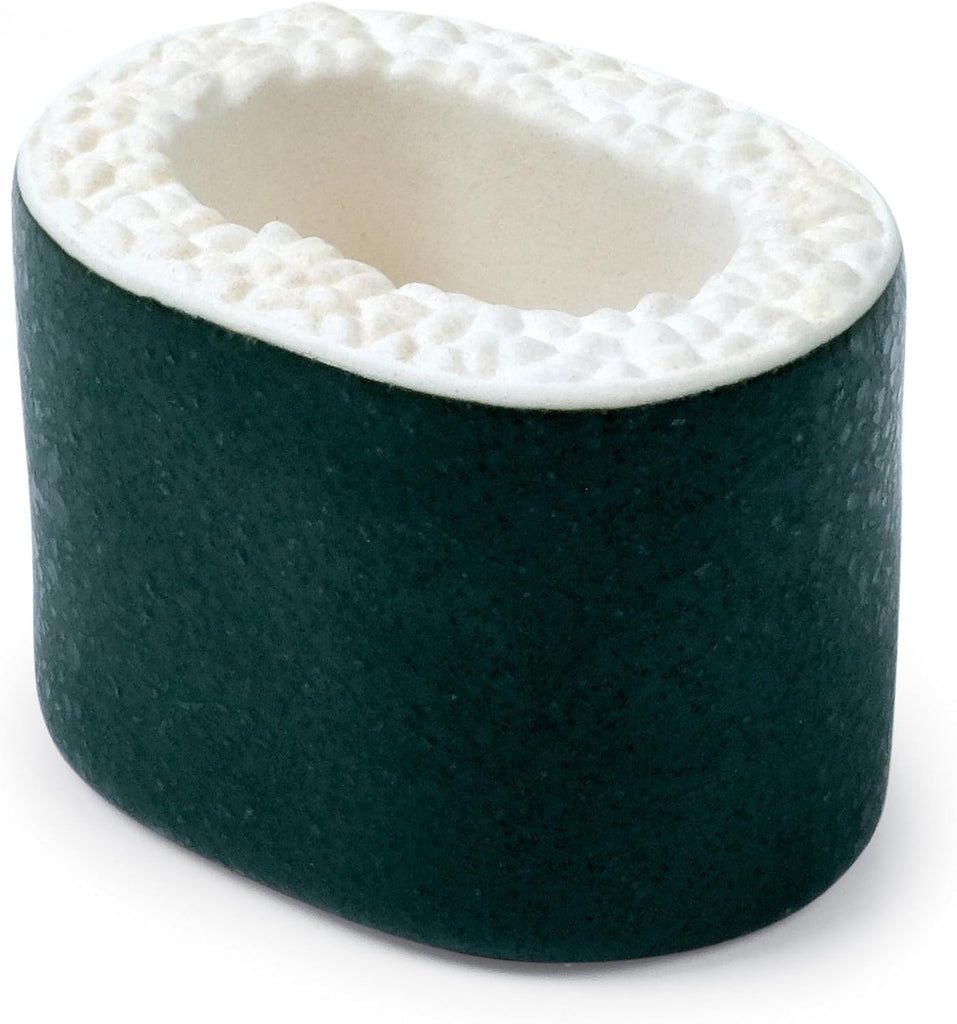 Genuine Fred FIRE ROLL Sushi Match Striker and Storage, Decorative Ceramic Match Holder