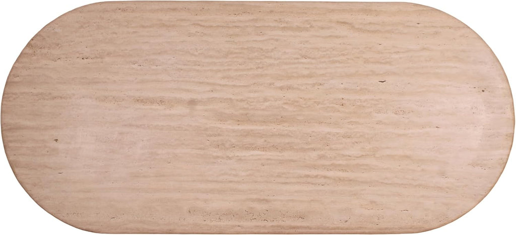 Messina Brown Marble Dining Table