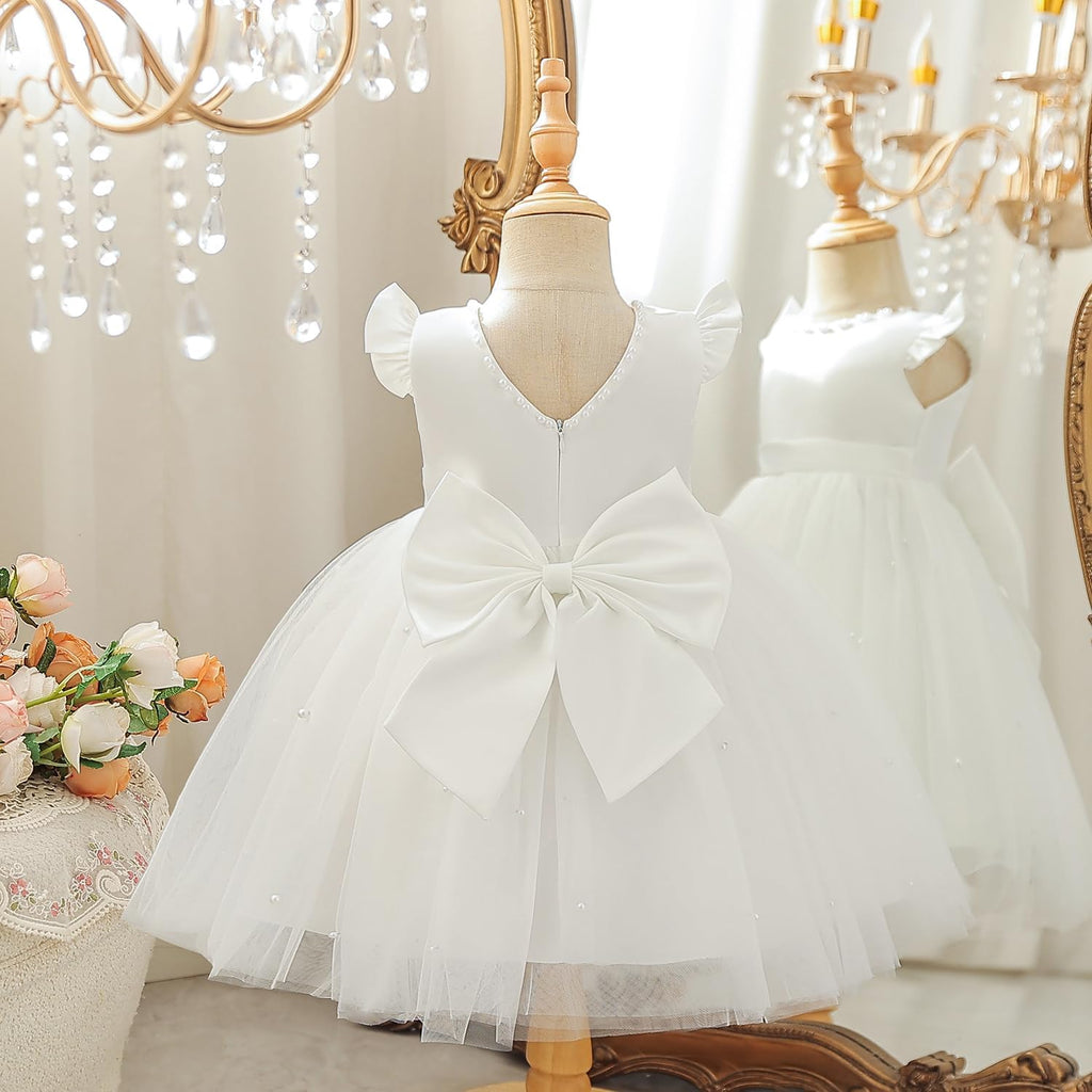 Baby Girl Birthday Party Tutu Wedding Gown Toddler Tulle Dress