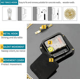 FLEBLE Large Wall Clocks for Living Room Decor Modern Gold Silent Wall Clock Battery Operated Non-Ticking for Bedroom