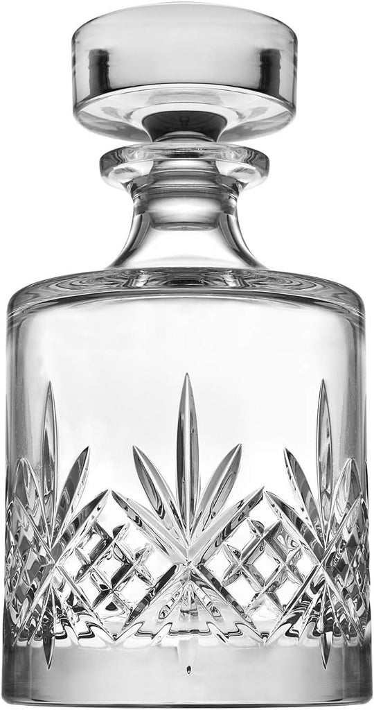 Whiskey Decanter Dublin Collection, for Liquor Scotch Whisky Vodka or Wine - Round