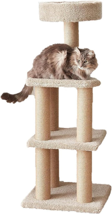 Cat Tree Tower - Multi-Level Climbing Activity Center for Indoor Cats & Kittens with Scratching Posts, Platform