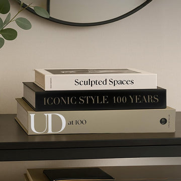 Designer Decorative Books Set of 3, Contemporary Faux Books with Storage | Large neutral hardcover book boxes with