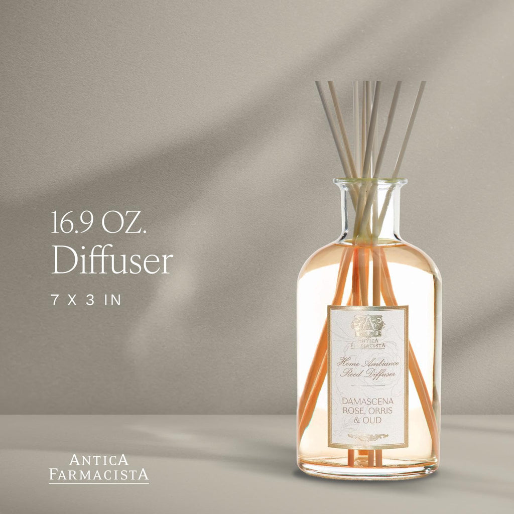 Reed Diffuser, Damascena Rose, Orris & Oud, 16.9 fl oz
