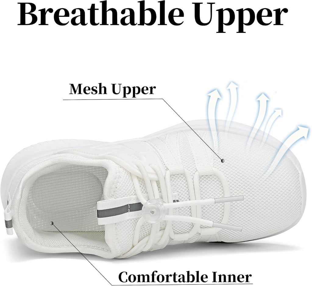 Kids Sneakers Lightweight Breathable Tennis Running School Shoes