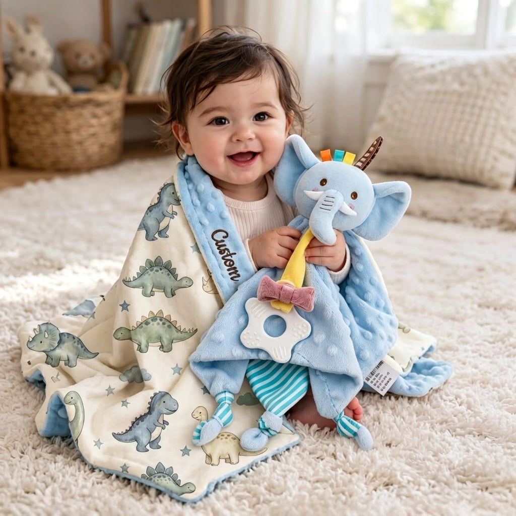 Blanket Gift Set with Security Blanket
