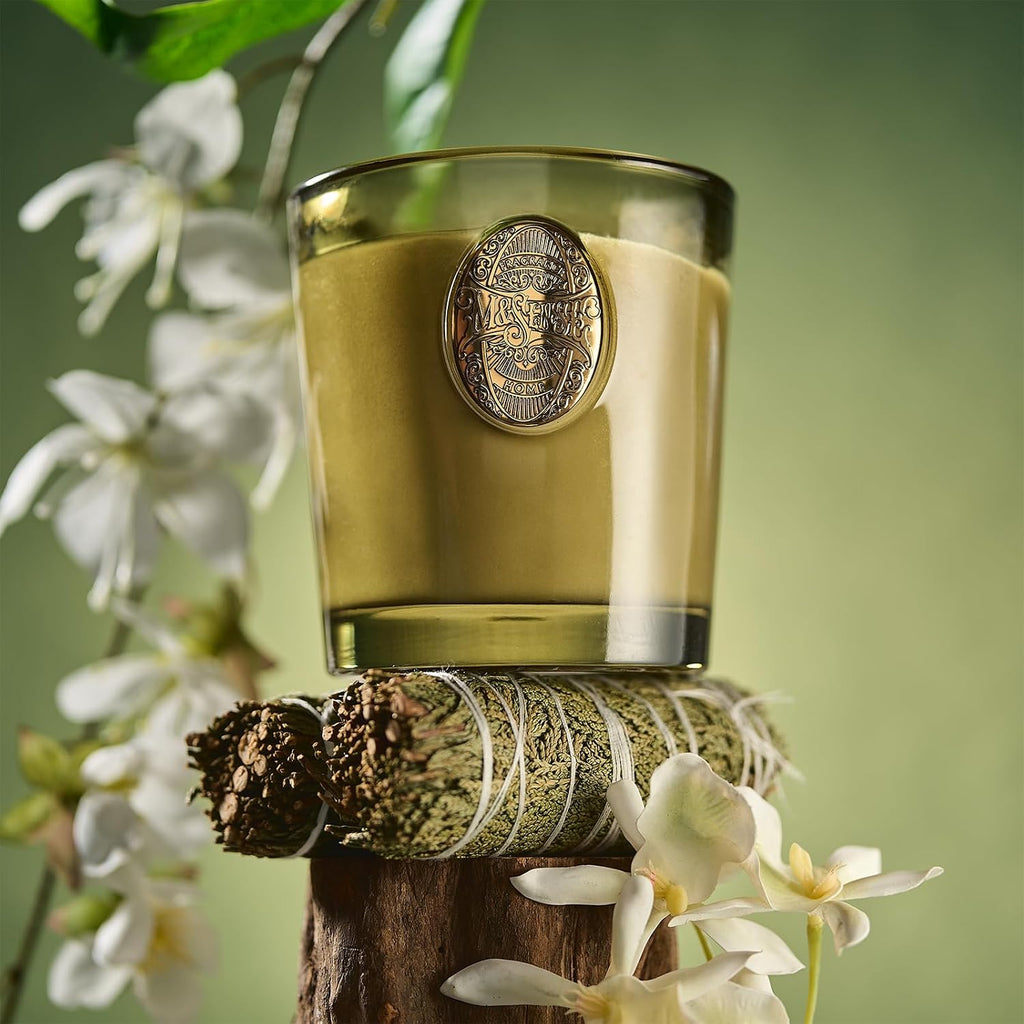 Natural Strong Soy Candle | Sandalwood Jasmine & Green | 9.2 oz, 50H Burn Time | Luxury Candle for Relaxation - Set of 92