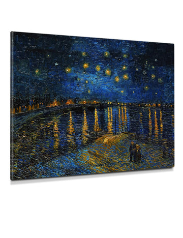 Van Gogh Canvas Wall Art, Starry Night Over the Rhone, 40x30''